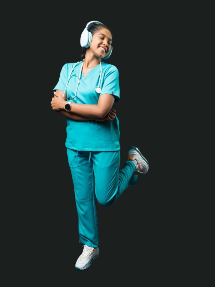 Felicia Scrub Sets -Turqouise/Teal